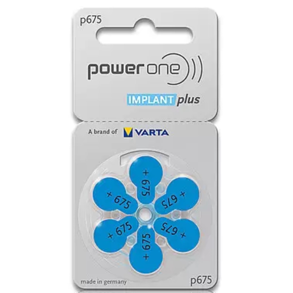 Implant Power One 675 batteries