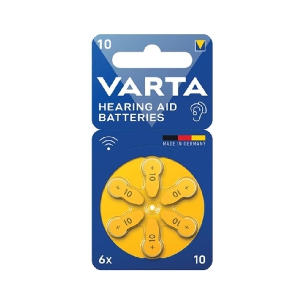 VARTA HEARING AID BATTERIES 10